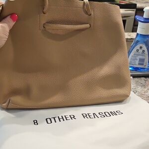 8 Other Reasons Camel Tote Bag